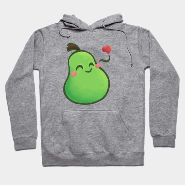 Happy Pear Hoodie by FuchsiaNeko